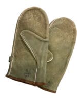 Korean War Canadian 1951 Dated Leather Mitts Gloves Korean War Canadian 1951 Dated Leather Mitts Gloves
