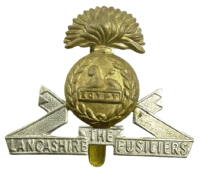 WW2 British Lancashire Fusiliers Cap Badge