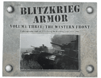 WW2 German Blitzkrieg Armor Vol 3 The Western Front Softcover Reference Book