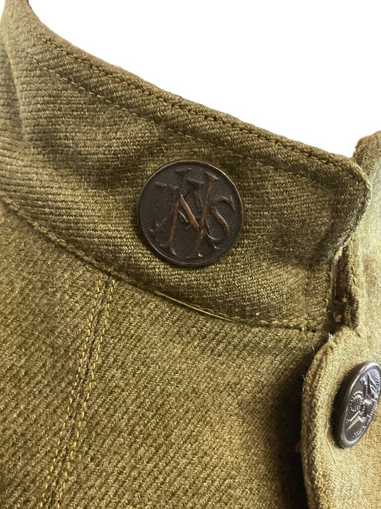 WW1 US AEF 86th Division Quarter Master Collar Disk Tunic WW1 US AEF 86th Division Quarter Master Collar Disk Tunic