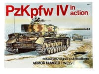 WW2 German PzKpfw 4 in Action Soft Cover Reference Book