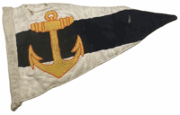 WW2 German Navy Kriegsmarine Battalion Commander Vehicle Penant