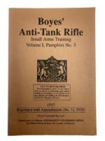 WW2 British Boyes Anti Tank Rifle Small Arms Training Copy V1 P5 Reference Book