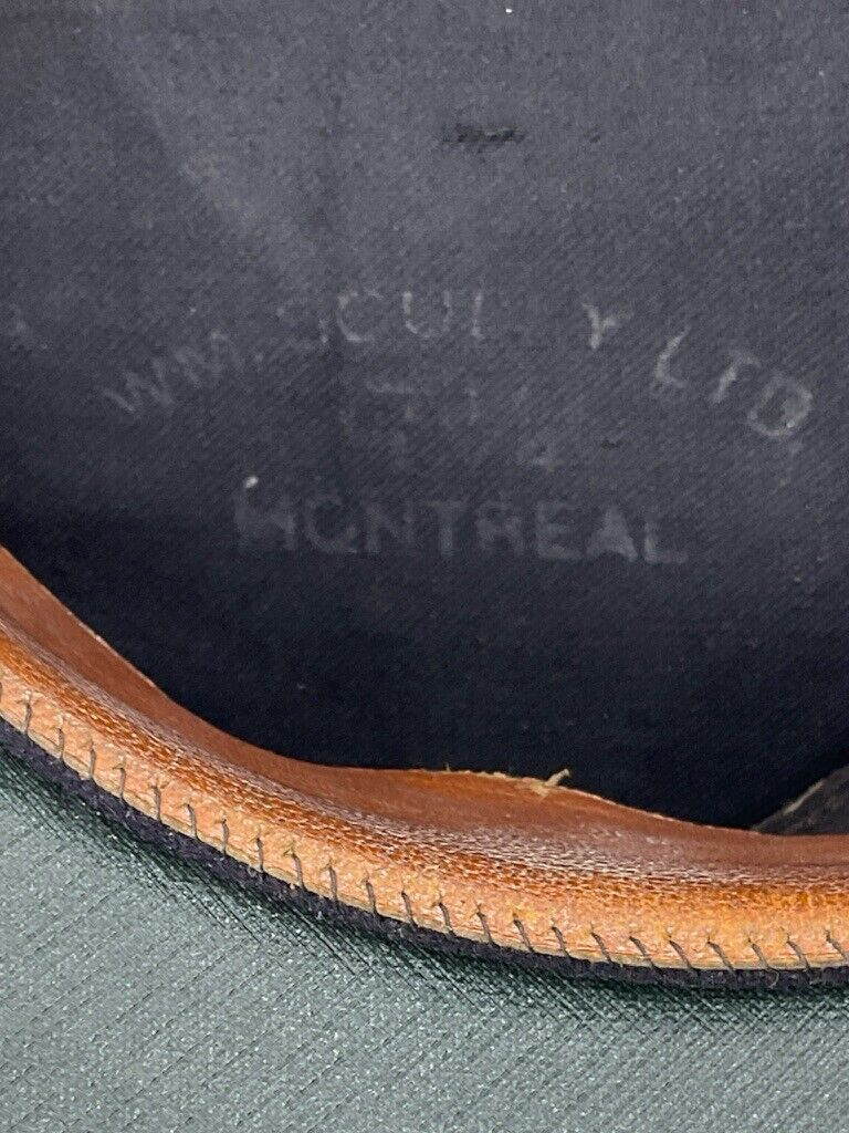 Canadian Artillery RCA Peak Cap Hat Size 7 1/4 William Scully Montreal Canadian Artillery RCA Peak Cap Hat Size 7 1/4 William Scully Montreal