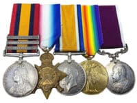 British Boer War QSA Trio Medal Group Q Battery RHA VC Action Gnr H Howard British Boer War QSA Trio Medal Group Q Battery RHA VC Action Gnr H Howard