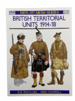 WW1 British BEF Territorial Units 1914 to 18 Osprey 245 Softcover Reference Book