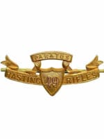 Pre WW1 Canadian 49th Hastings Rifles Shoulder Title Single Pre WW1 Canadian 49th Hastings Rifles Shoulder Title Single