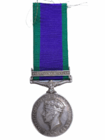 British General Service Medal & Palestine Bar Pte Hundred APC British General Service Medal & Palestine Bar Pte Hundred APC