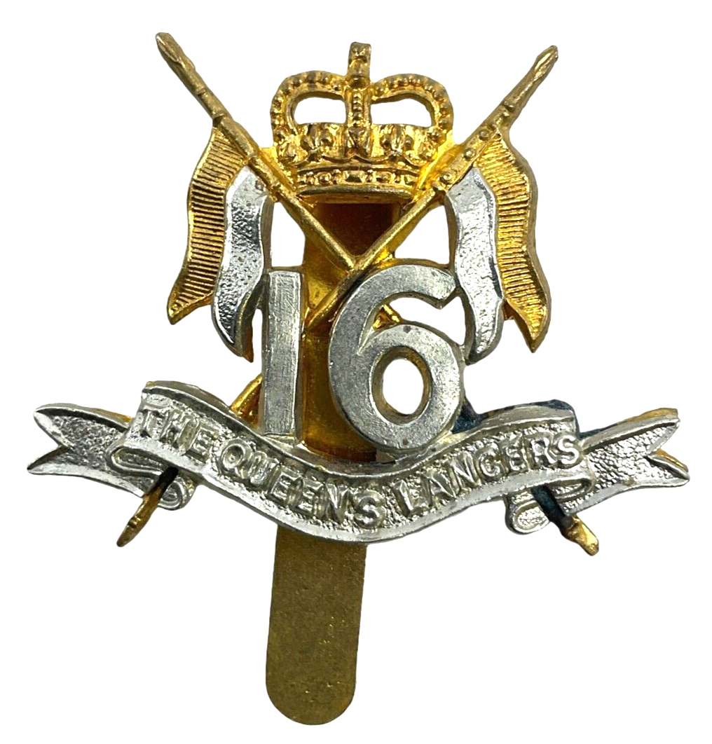 British 16th Queens Lancers Cap Badge British 16th Queens Lancers Cap Badge