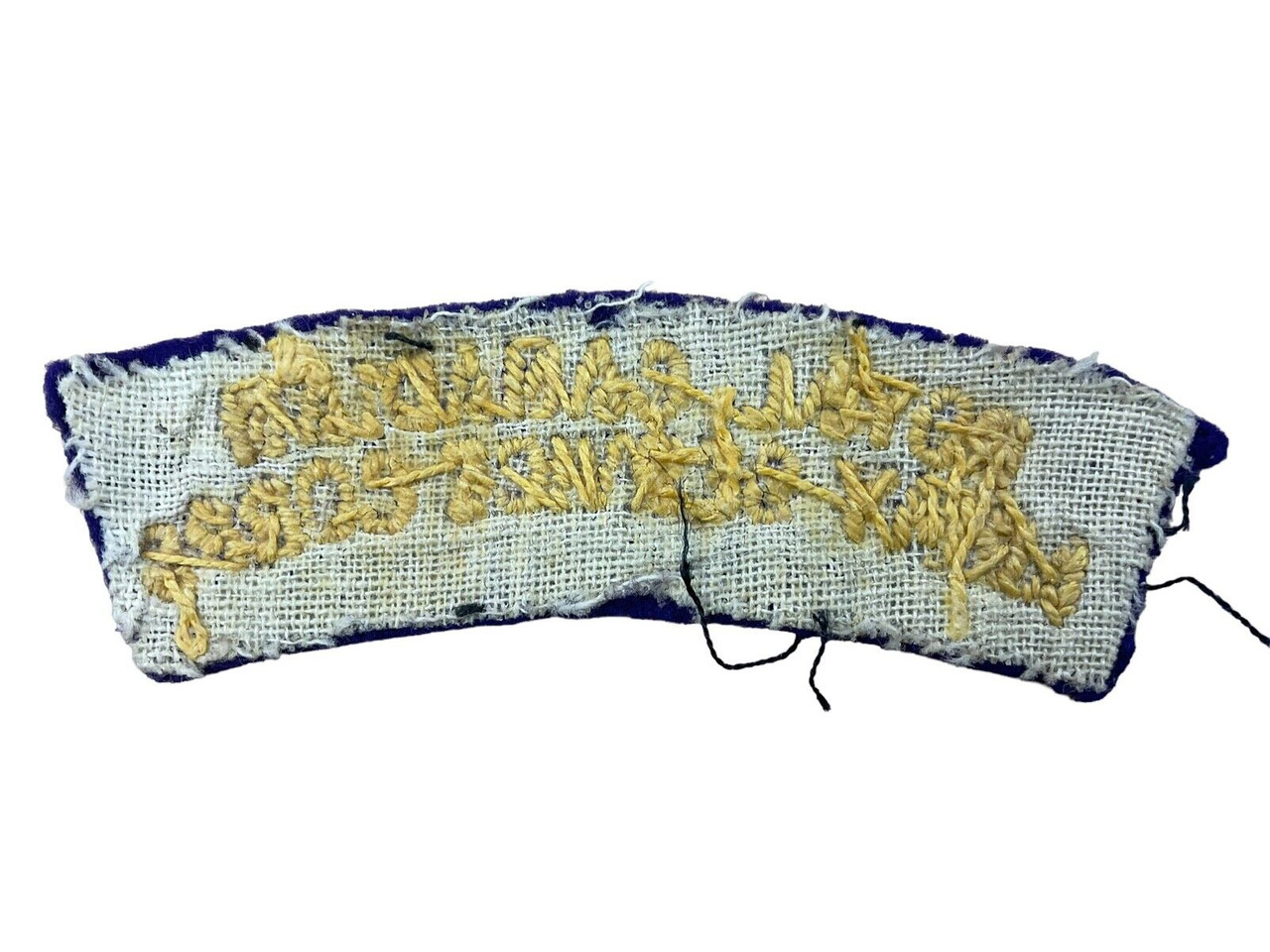 WW2 Canadian RCASC Service Corps Cloth Shoulder Title Insignia WW2 Canadian RCASC Service Corps Cloth Shoulder Title Insignia