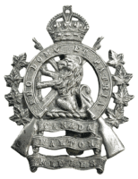 Canadian Militia Halton Rifles Of Canada Cap Badge Canadian Militia Halton Rifles Of Canada Cap Badge