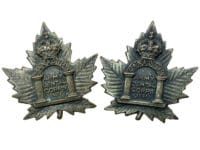 WW1 Canadian CEF Army Dental Corps DS Collars Insignia Pair