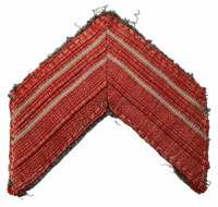 WW2 French Sleeve Rank Insignia Blue Wool Backed