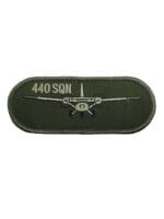 Canadian Forces RCAF 440 Squadron OD Green Name Tape Crest Patch