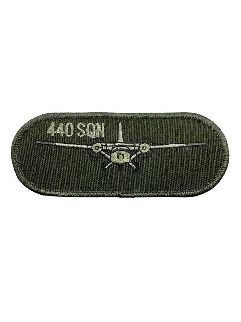 Canadian Forces RCAF 440 Squadron OD Green Name Tape Crest Patch Canadian Forces RCAF 440 Squadron OD Green Name Tape Crest Patch