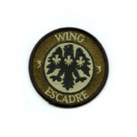 RCAF CAF Canadian 3 Wing Bagotville OD Crest Patch