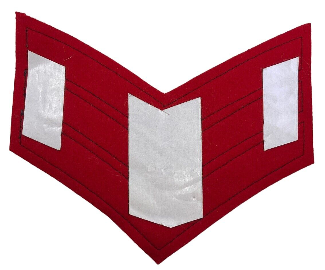 British Canadian Guards Regiment Sergeant Sleeve Rank Insignia Single British Canadian Guards Regiment Sergeant Sleeve Rank Insignia Single