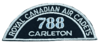Canadian RCAC Air Cadets 788 Carleton Shoulder Title Insignia Patch