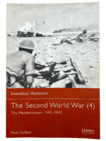 WW2 British US Second World War 4 Mediterranean Osprey SC Reference Book