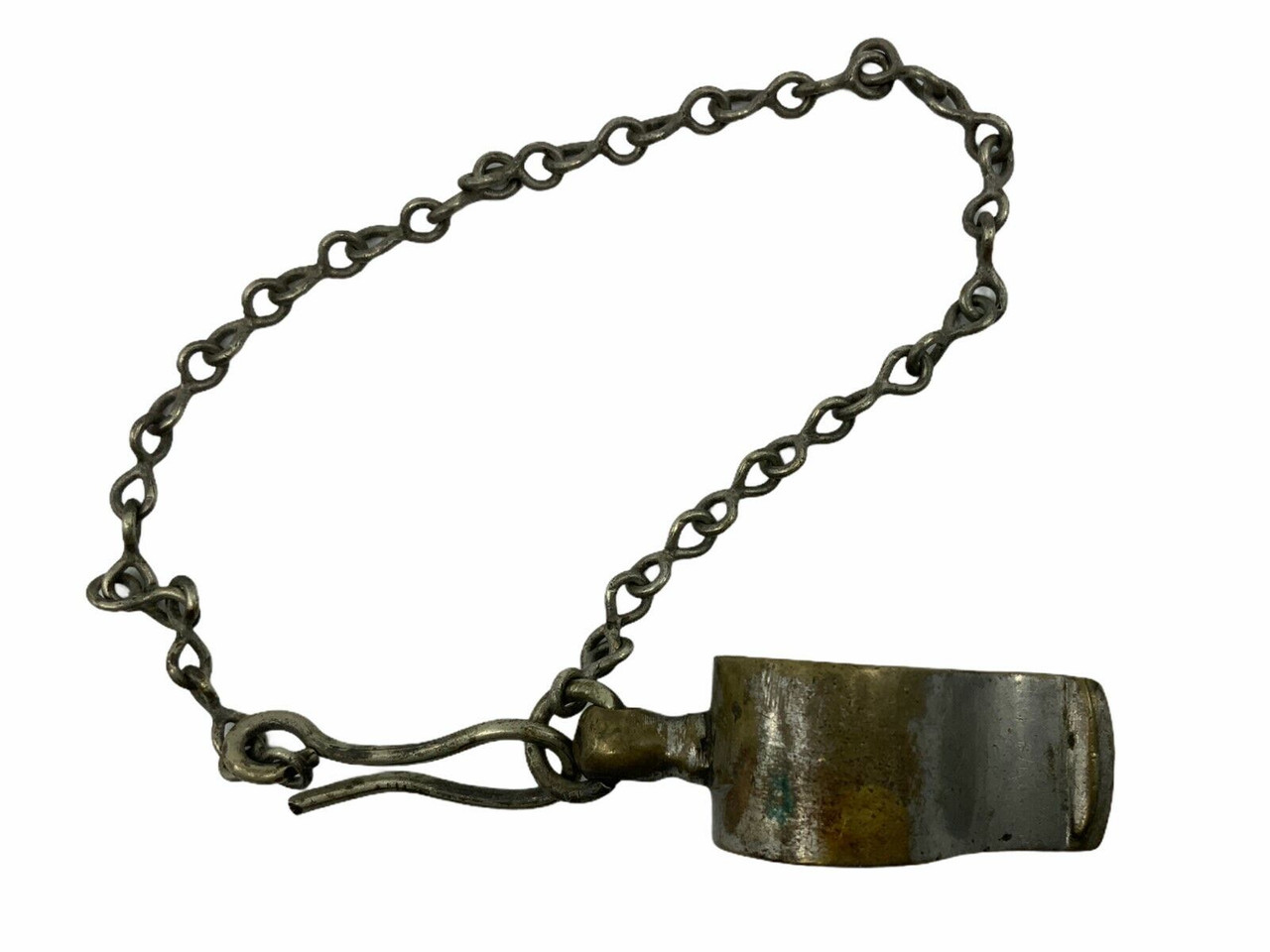 WW2 Canadian British Whistle & Chain K.M.G.S 1942 Dated WW2 Canadian British Whistle & Chain K.M.G.S 1942 Dated