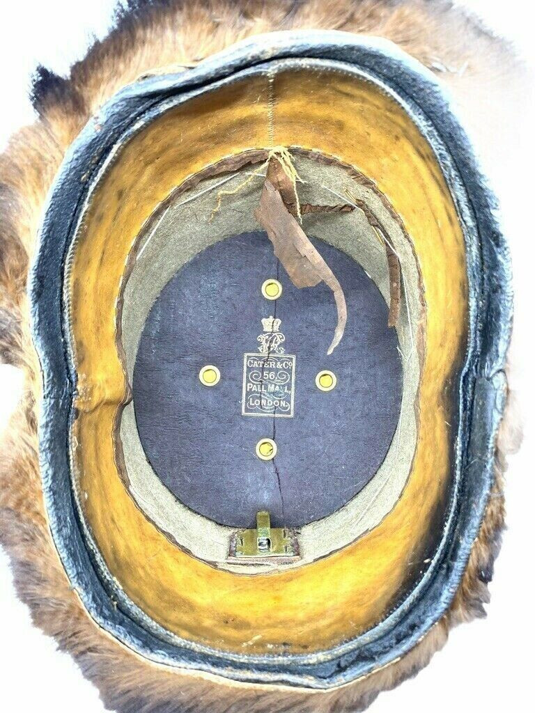 British Victorian 14th Hussars Officers Busby with Chinstrap by Cater and Co British Victorian 14th Hussars Officers Busby with Chinstrap by Cater and Co
