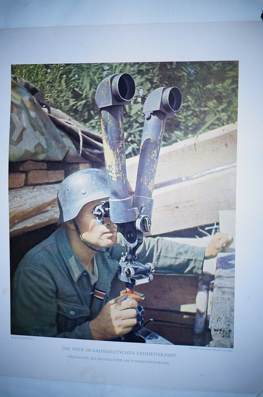 WW2 German Original Colour Press Release PR Print 5 WW2 German Original Colour Press Release PR Print 5