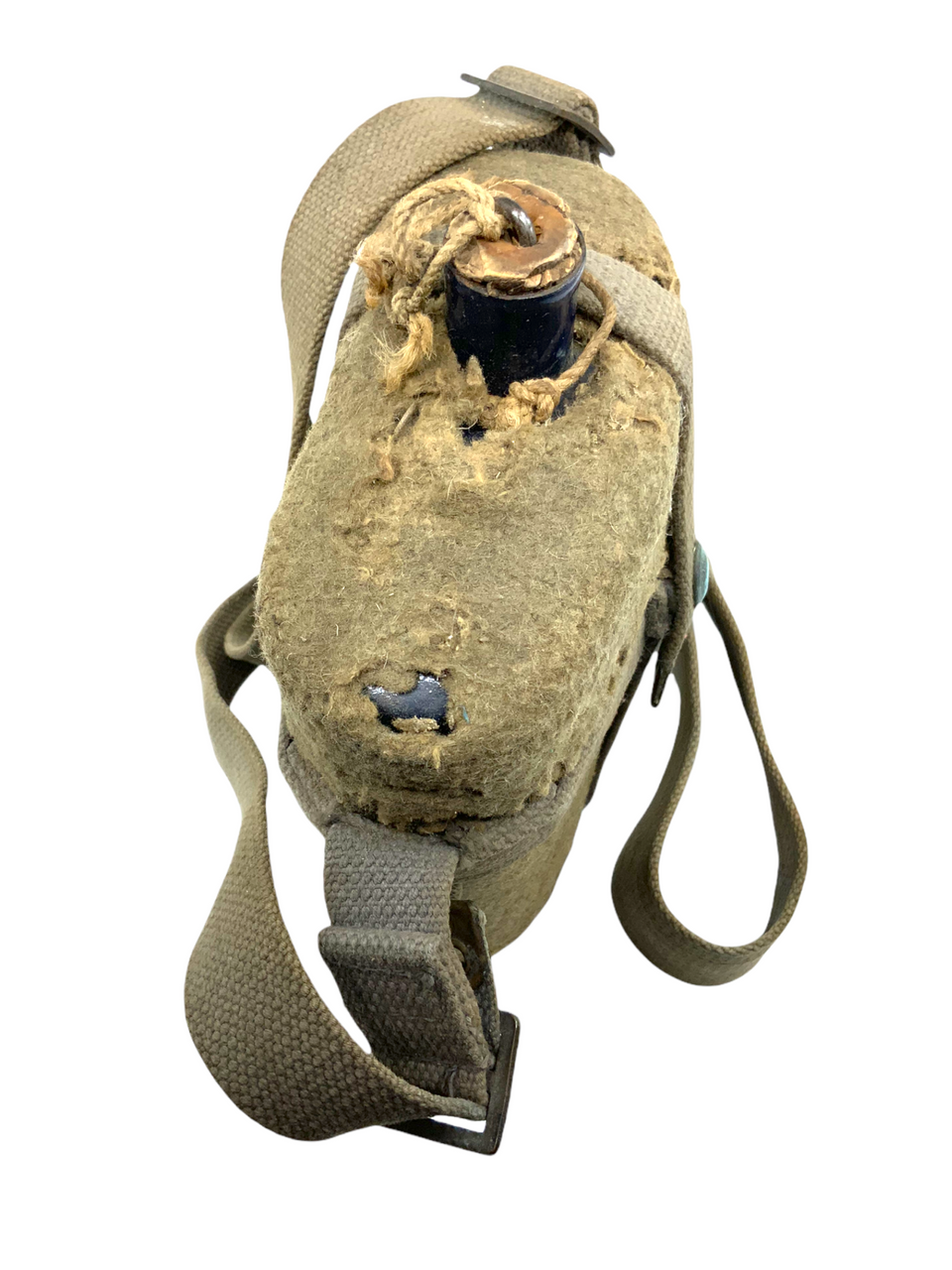 WW2 Canadian British RAF RCAF Water Bottle & 25 Pattern Web Cradle WW2 Canadian British RAF RCAF Water Bottle & 25 Pattern Web Cradle