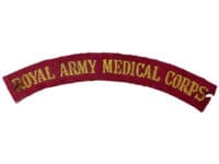 WW2 British Airborne RAMC Royal Army Medical Corps Shoulder Title Single