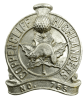Canadian Coppercliff Highlanders Cadets No 755 Glengarry Cap Badge