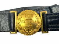Canadian RCN Navy Officers Leather Sword Belt w/ Hangers Canadian RCN Navy Officers Leather Sword Belt w/ Hangers
