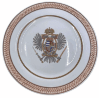 Austro Hungarian Porcelain Plate 10 inches Austro Hungarian Porcelain Plate 10 inches