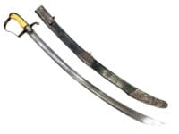 British 1796 Pattern Light Cavalry Kings 8th Irish Sword with Scabbard J Real British 1796 Pattern Light Cavalry Kings 8th Irish Sword with Scabbard J Real