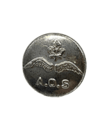 WW2 Canadian Air Observation School AOS Pocket Button