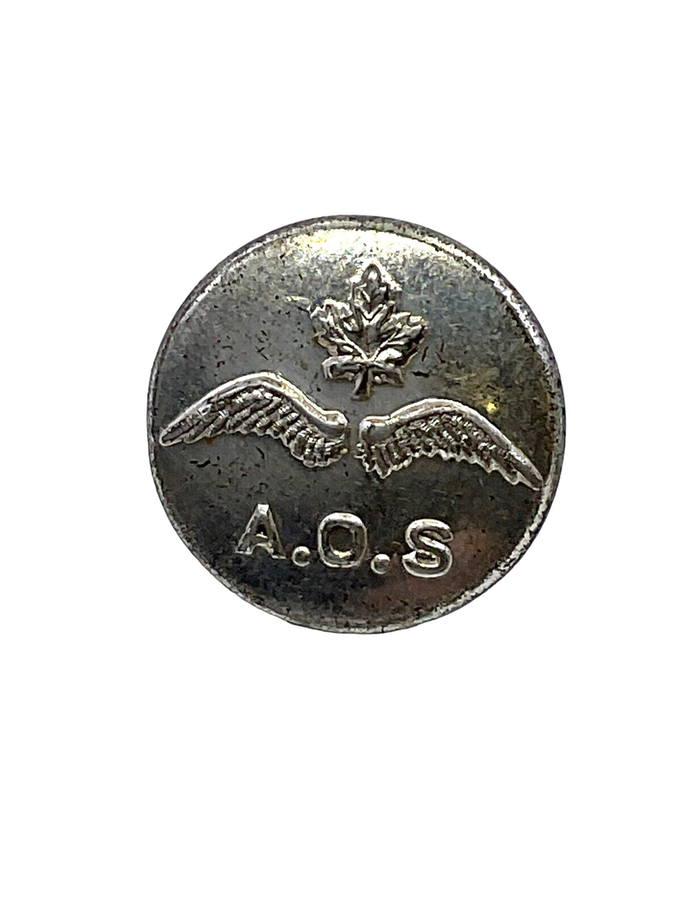 WW2 Canadian Air Observation School AOS Pocket Button WW2 Canadian Air Observation School AOS Pocket Button