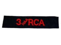 WW2 Canadian 3rd Heavy Anti Aircraft RCA Artillery Shoulder Title Single