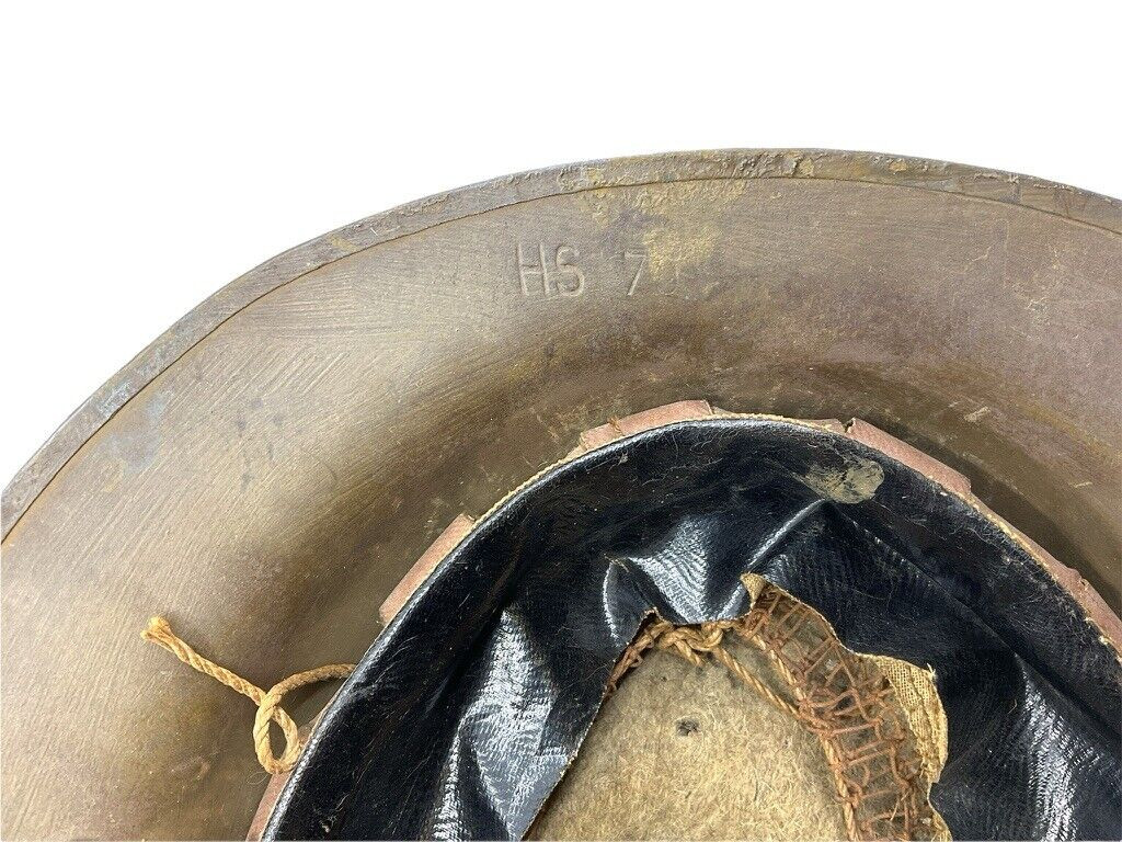 WW1 US AEF 101st Engineer Regiment Painted Brodie Camouflage Helmet WW1 US AEF 101st Engineer Regiment Painted Brodie Camouflage Helmet