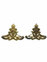 WW1 Canadian CEF McGill University Siege Battery CFA RCA Collars Insignia Pair