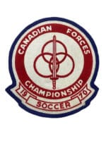 Canadian Forces Soccer Championship 1970 Crest Craft Patch