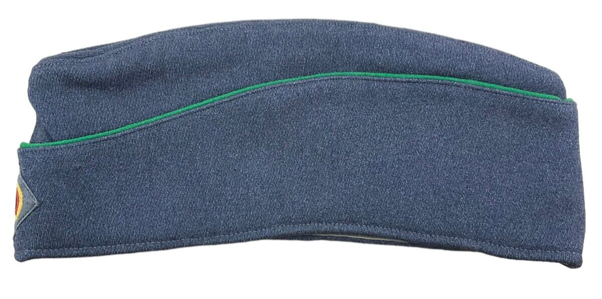 West German Army Green Piped Wedge Side Cap West German Army Green Piped Wedge Side Cap