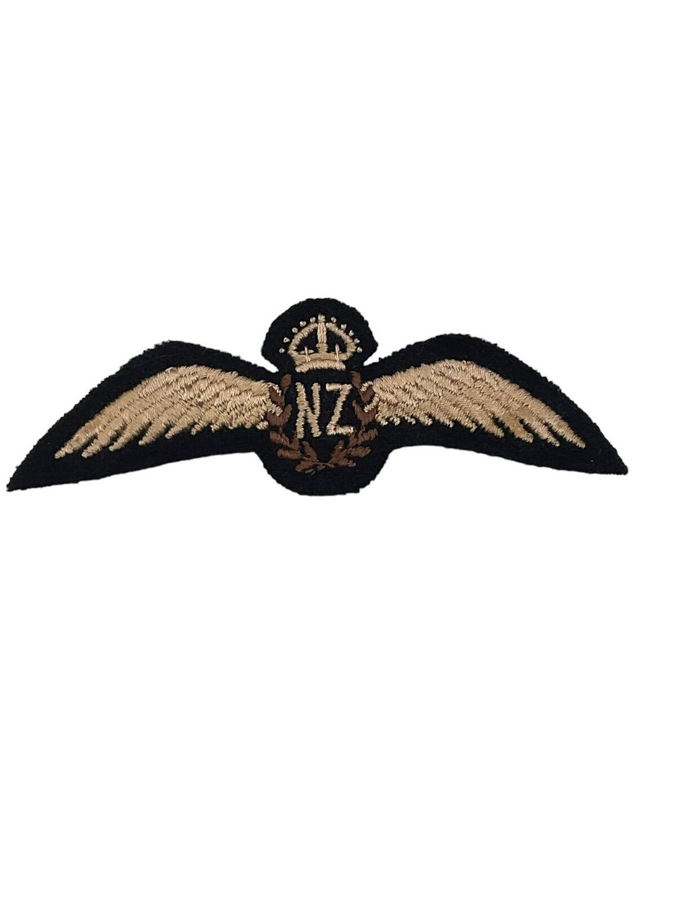 WW2 Royal New Zealand Air Force RNZAF Press Stud Backed Pilots Wing WW2 Royal New Zealand Air Force RNZAF Press Stud Backed Pilots Wing