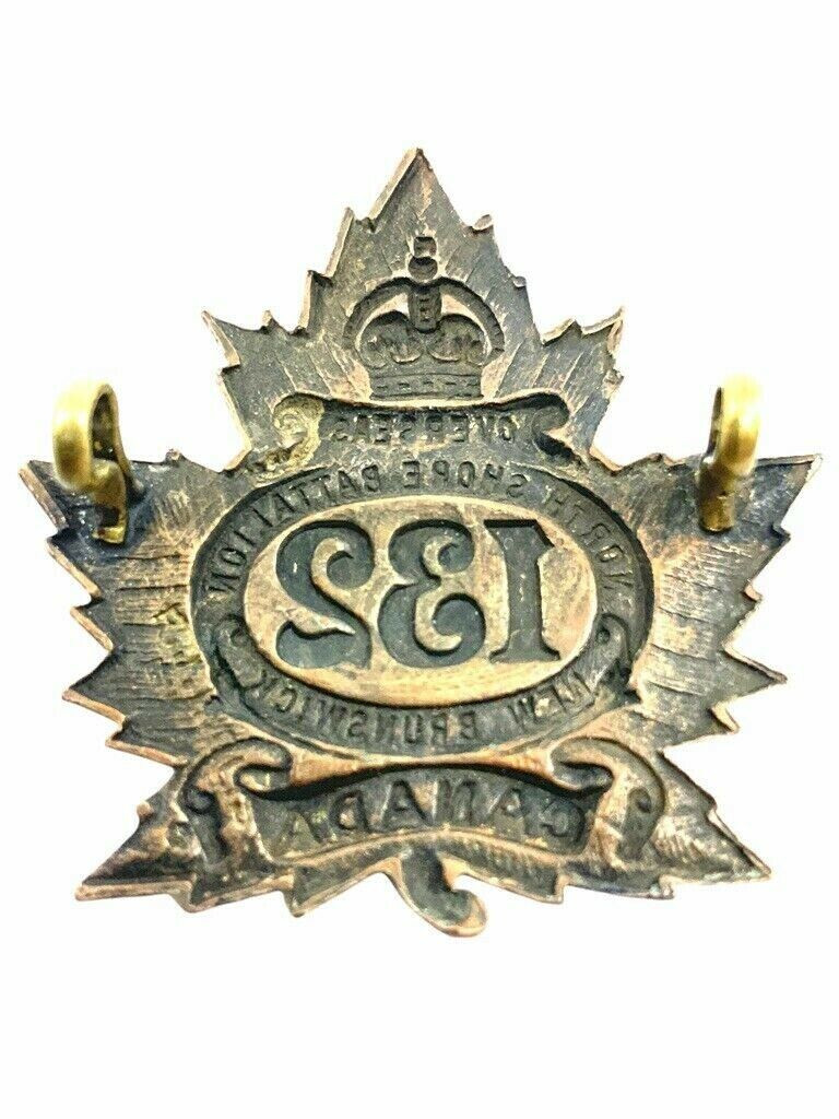 WW1 Canadian CEF 132nd Battalion Cap Badge Insignia WW1 Canadian CEF 132nd Battalion Cap Badge Insignia
