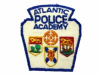 Canadian Atlantic Police Academy White Police Patch