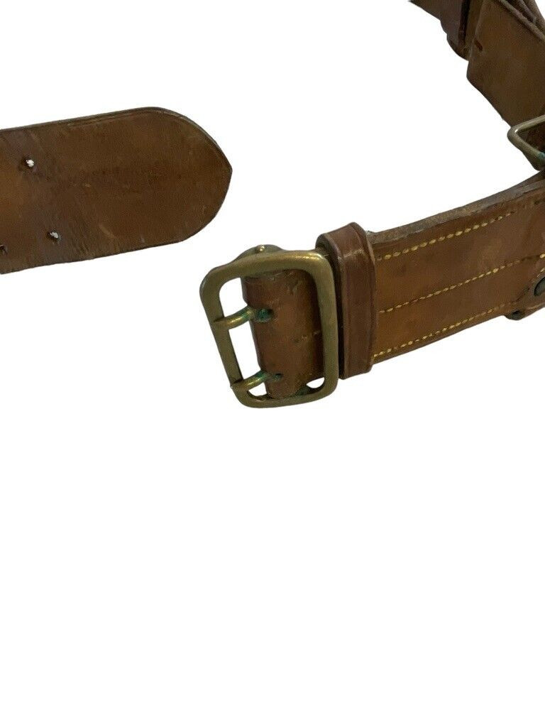 WW1 Canadian CEF 1916 Pattern Leather Belt Maker Marked Dated 1916 WW1 Canadian CEF 1916 Pattern Leather Belt Maker Marked Dated 1916