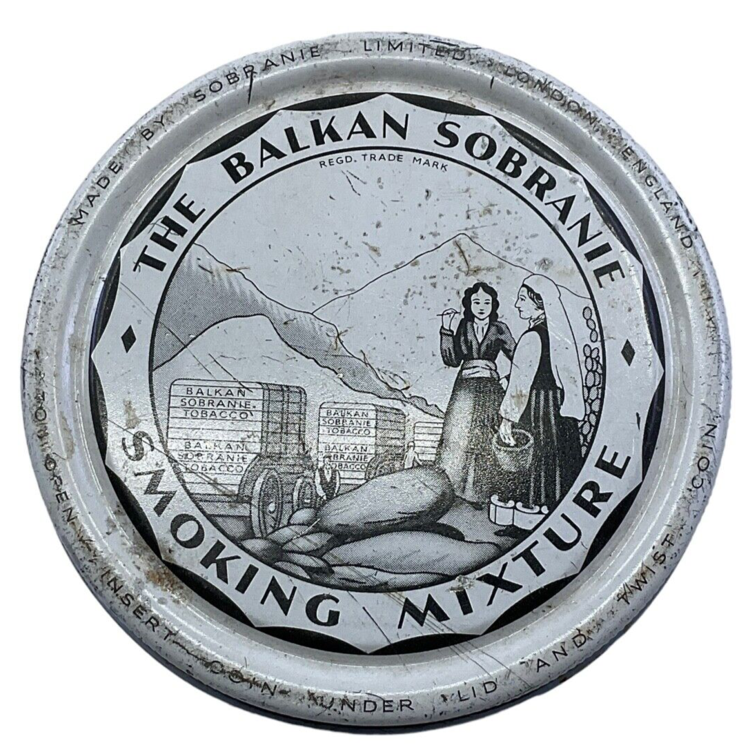 WW2 British Vintage The Balkan Sobranie Smoking Mixture Tin Empty WW2 British Vintage The Balkan Sobranie Smoking Mixture Tin Empty