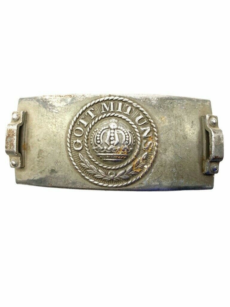 WW1 Imperial German Prussian M15 Telegraphist Belt Buckle Feldgrau WW1 Imperial German Prussian M15 Telegraphist Belt Buckle Feldgrau