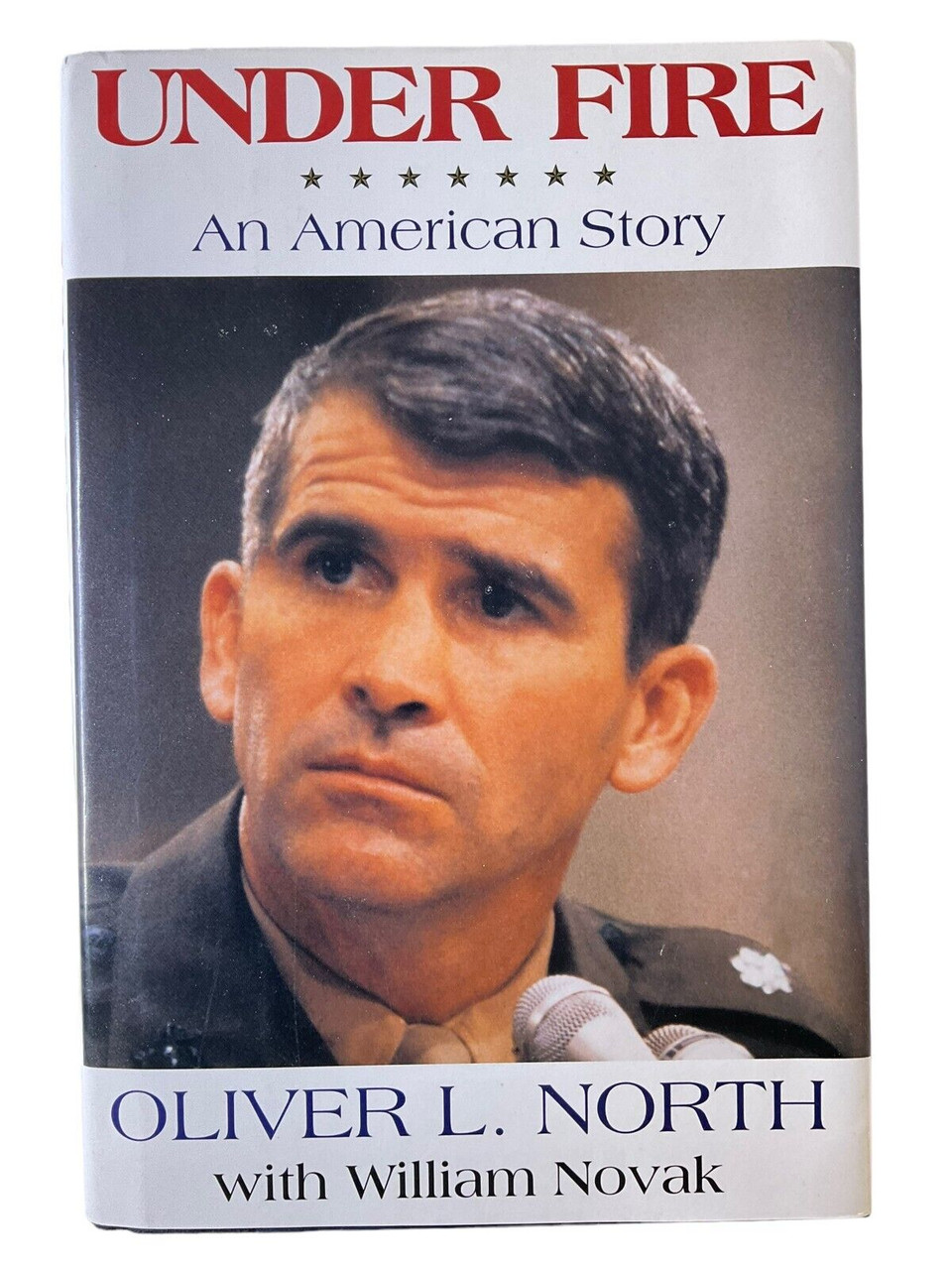 US USMC Under Fire An American Story Oliver L North Autobiography Reference Book US USMC Under Fire An American Story Oliver L North Autobiography Reference Book