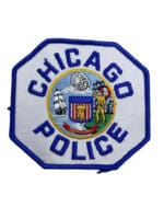 US Chicago Illinois Blue Border Police Patch 2