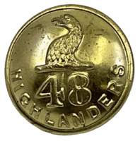 WW2 Canadian 48th Highlanders Jacket Button