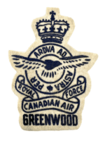 Canadian Forces RCAF CFB Greenwood Flocked Crest Patch