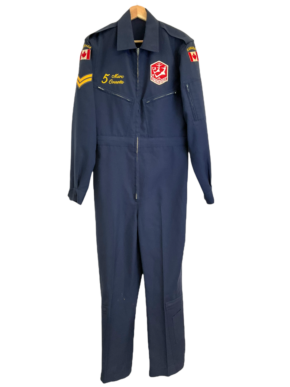 Canadian Forces 431 Squadron Snowbirds Flight Suit Blue Ground Crew Named RARE Canadian Forces 431 Squadron Snowbirds Flight Suit Blue Ground Crew Named RARE